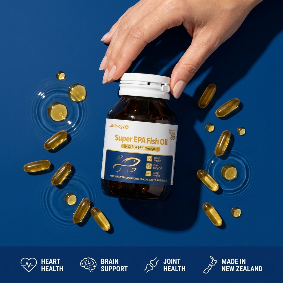 Littlology Super EPA Fish Oil – High Strength Omega-3 (1100mg EPA)