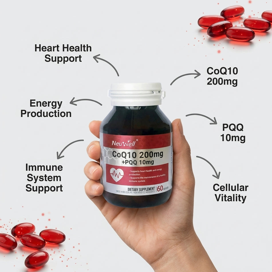 Neuwell CoQ10 200mg + PQQ 10mg Supplement